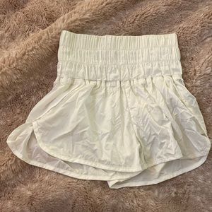 white free people movement way home shorts